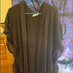 Brown cover up shrug